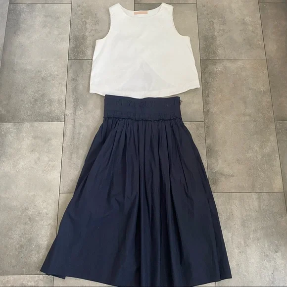 Brock collection white crop split back size 2 - Picture 5 of 7